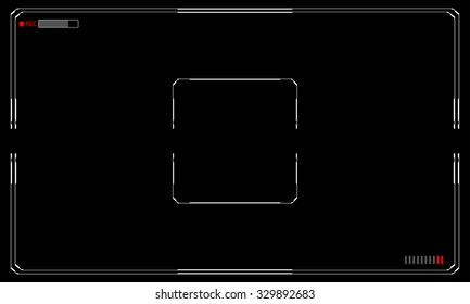 screen Video on a black background