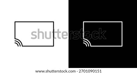 Screencast icon design vector art Illustrations