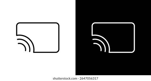 Screencast icon. Graphic Design vector icon. Ui Ux Icons