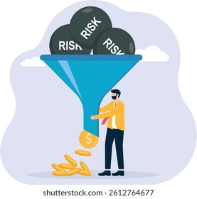 Screening, avoiding risks and crises, filtering out risky, undesirable products or investments,

