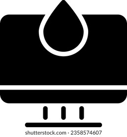 vector de ilustración de icono de glifo de selección