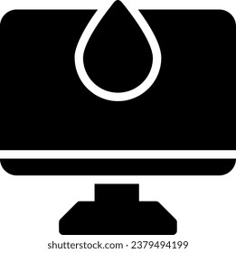 vector de ilustración de icono de glifo de selección