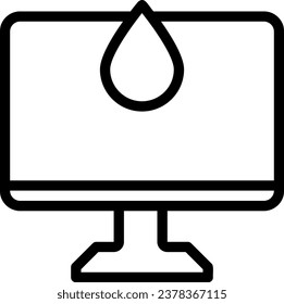 vector de ilustración de icono de línea de selección