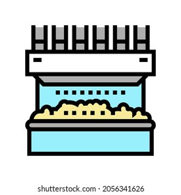 screening plant machine color icon vector. screening plant machine sign. isolated symbol illustration