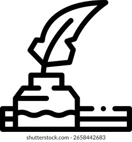 ícone de roteiro. Design De Estilo Linear Fino Isolado Em Plano De Fundo Branco