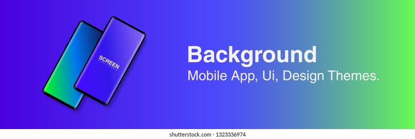Screens vibrant gradient set background for smartphones and mobile phones. Background for mobile app, ui, design theme. vector