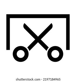 Screenshot black icon. Suitable for website, content design, poster, banner, or video editing needs