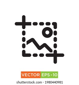 Screenshot Icon design eps 10 vector for web use