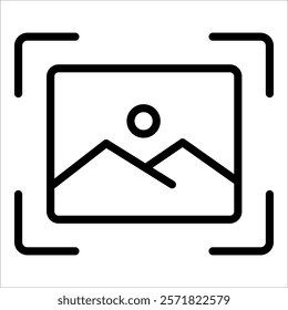 Screenshot Icon Element For Design