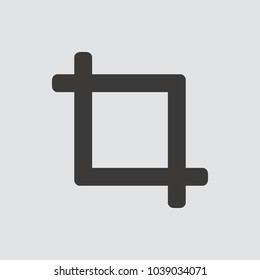 screenshot icon isolated of flat style. Vector illustration.
