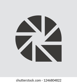 screenshot icon isolated of flat style. Vector illustration.