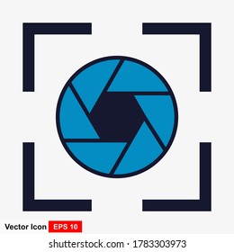 Screenshot icon isolated of flat style. Vector illustration.