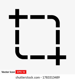icono de captura de pantalla aislado de estilo plano. Ilustración vectorial.