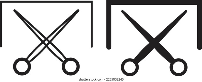 screenshot icon simple trendy flat style line and solid Isolated vector illustration on white background. For apps, logo, websites, symbol , UI, UX, graphic and web design. EPS 10.