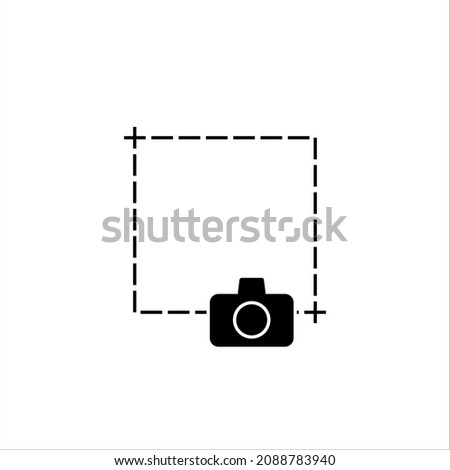 Screenshot icon vector illustration symbol