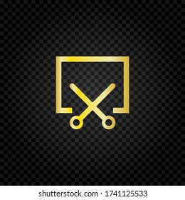 Icono de captura de pantalla ilustración vectorial.Símbolo de captura