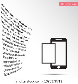  screenshot icon vector . Lorem Ipsum Illustration design