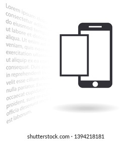  screenshot icon vector . Lorem Ipsum Illustration design