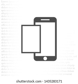 screenshot icon vector . Lorem Ipsum Illustration design