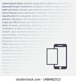 screenshot icon vector . Lorem Ipsum Illustration design