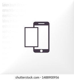 screenshot icon vector . Lorem Ipsum Illustration design