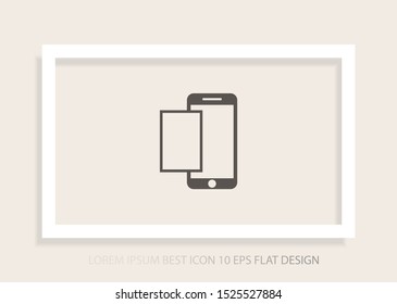 screenshot icon vector . Lorem Ipsum Illustration design
