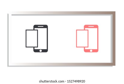 screenshot icon vector . Lorem Ipsum Illustration design