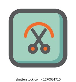 screenshot icon vector. User Interface Icon