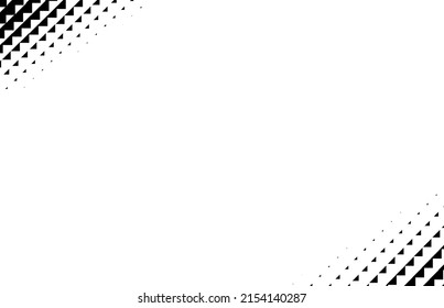Screentone, halftone abstract geometric pattern, background, and texture. Vector