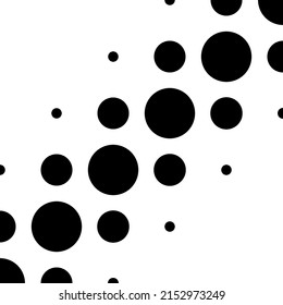 Screentone, halftone abstract geometric vector design element