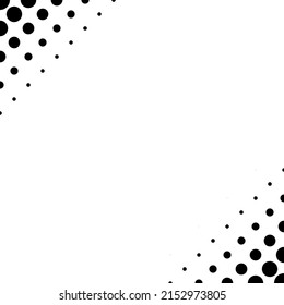 Screentone, halftone abstract geometric vector design element