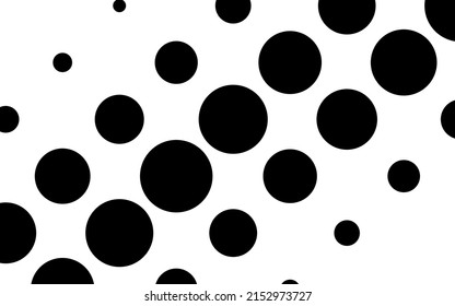 Screentone, halftone geometric abstract design element. Vector