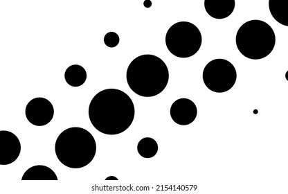 Screentone, halftone geometric abstract design element. Vector