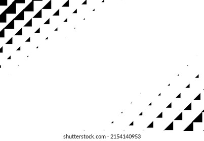 Screentone, halftone geometric abstract design element. Vector