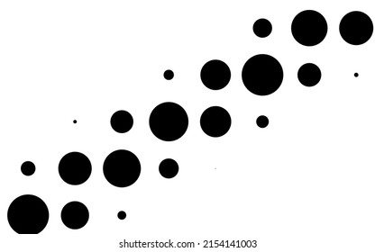 Screentone, halftone geometric abstract design element. Vector