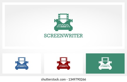 Screenwriter Typewriter Logo