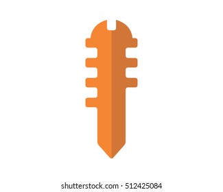 screw bolt construction repair fix engineering tool equipment image vector icon logo