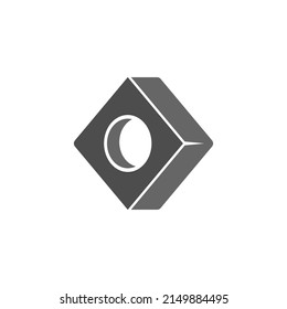 Screw, bolt icon logo design illustration template 