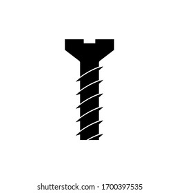Vector de icono del tornillo de tornillo en moda