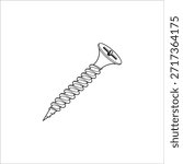 screw bolt image artwork handmade illustration