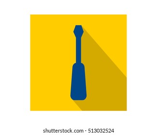 screw construction repair fix engineering tool equipment image vector icon logo