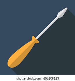 Screw driver flat icon