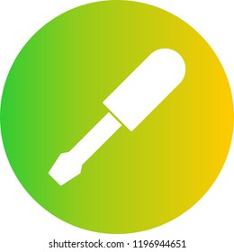 screw driver Gradient Glyph Circle Icon