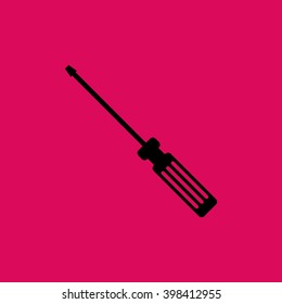 Screw Driver Icon. Eps-10.