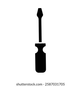 screw driver icon Simple thin line logo