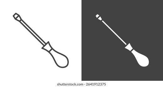 screw driver icon symbol illustration logo