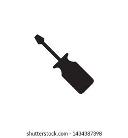 Screw driver simple icon design vector