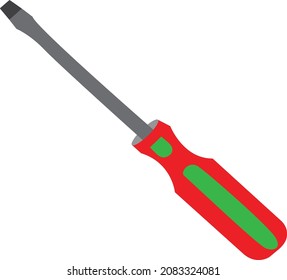 SCREW DRIVER USED FOR HEAVY PURPOSE ILLUSTRATION