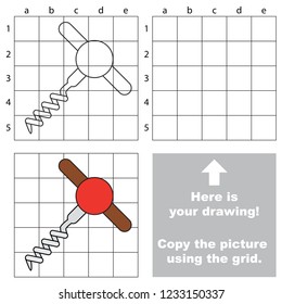 Screw, the educational game with simple game level. Copy the picture.