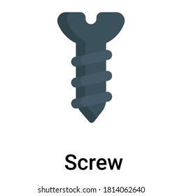  screw flat icon, labor day flat vector design